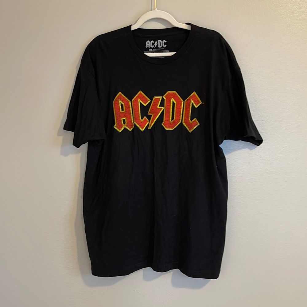 AC/DC logo tee shirt NWOT size XL - Picture 2 of 4